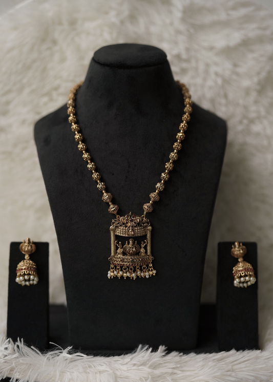 Traditional Lakshmi Long Haram